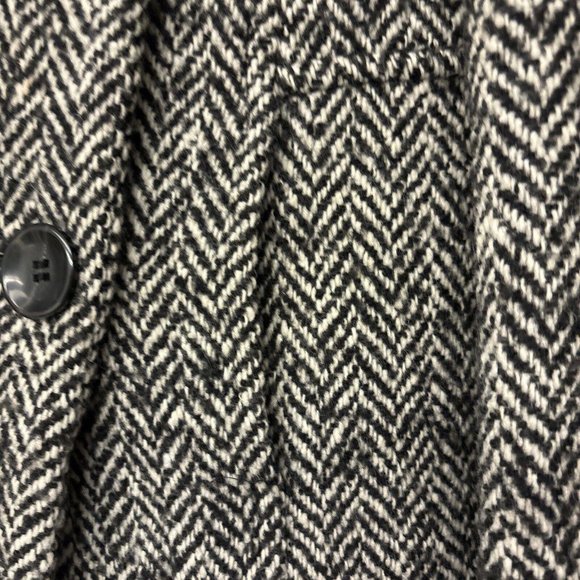 Women’s Ellen Tracy. Wool Herringbone White & Black. Size 6. Work Casual Great - Picture 6 of 10